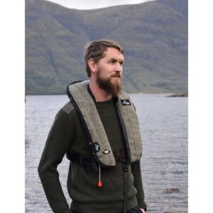HARRIS TWEED HERRINGBONE STYLE LIFEJACKET - SEASAFE