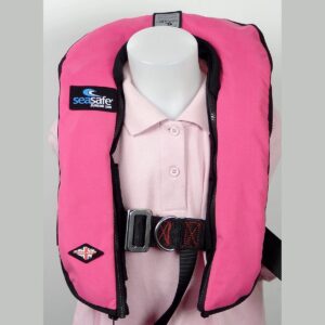 SeaSafe Systems Junior Automatic LifeJacket - Hot Pink