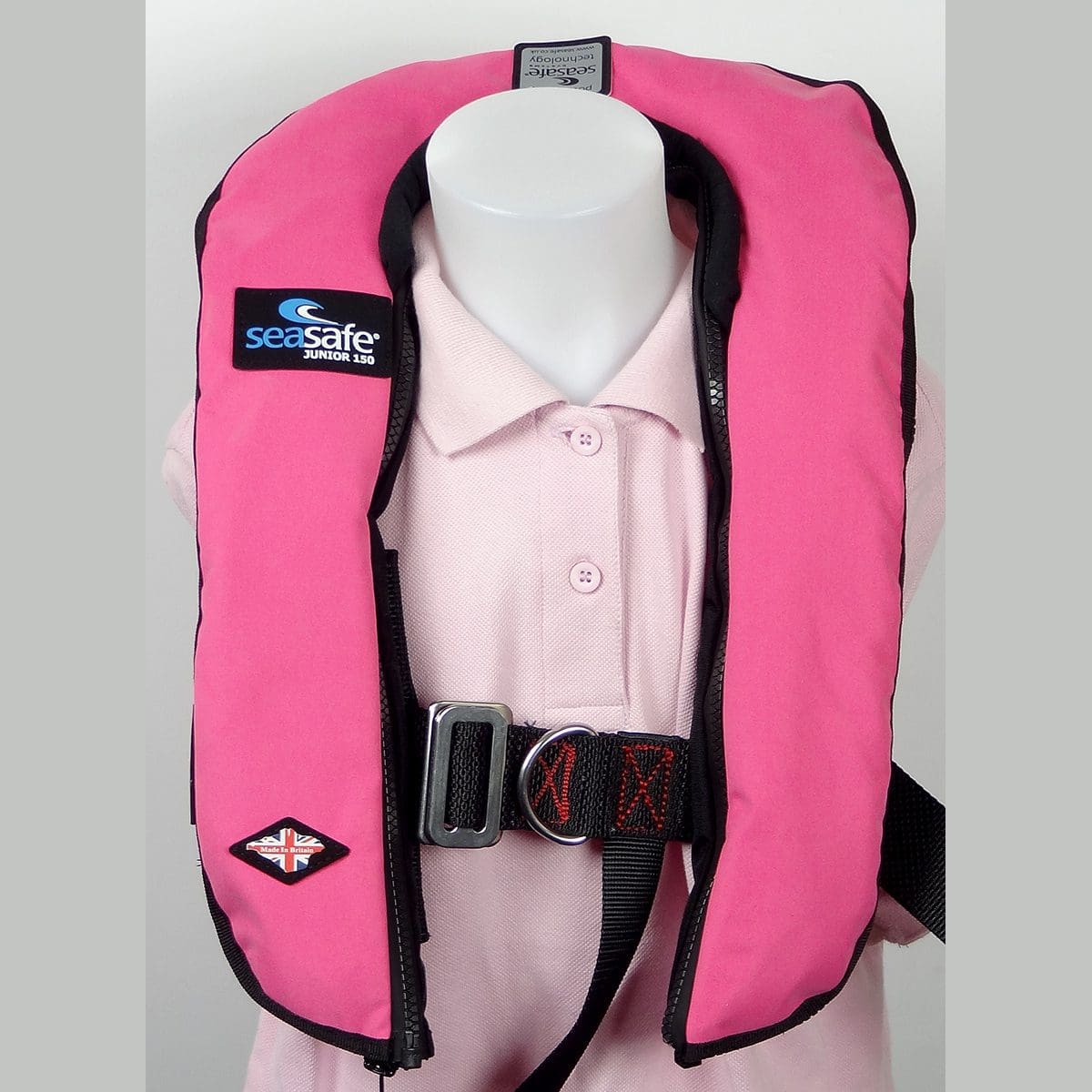 SeaSafe Systems Junior Automatic LifeJacket - Hot Pink