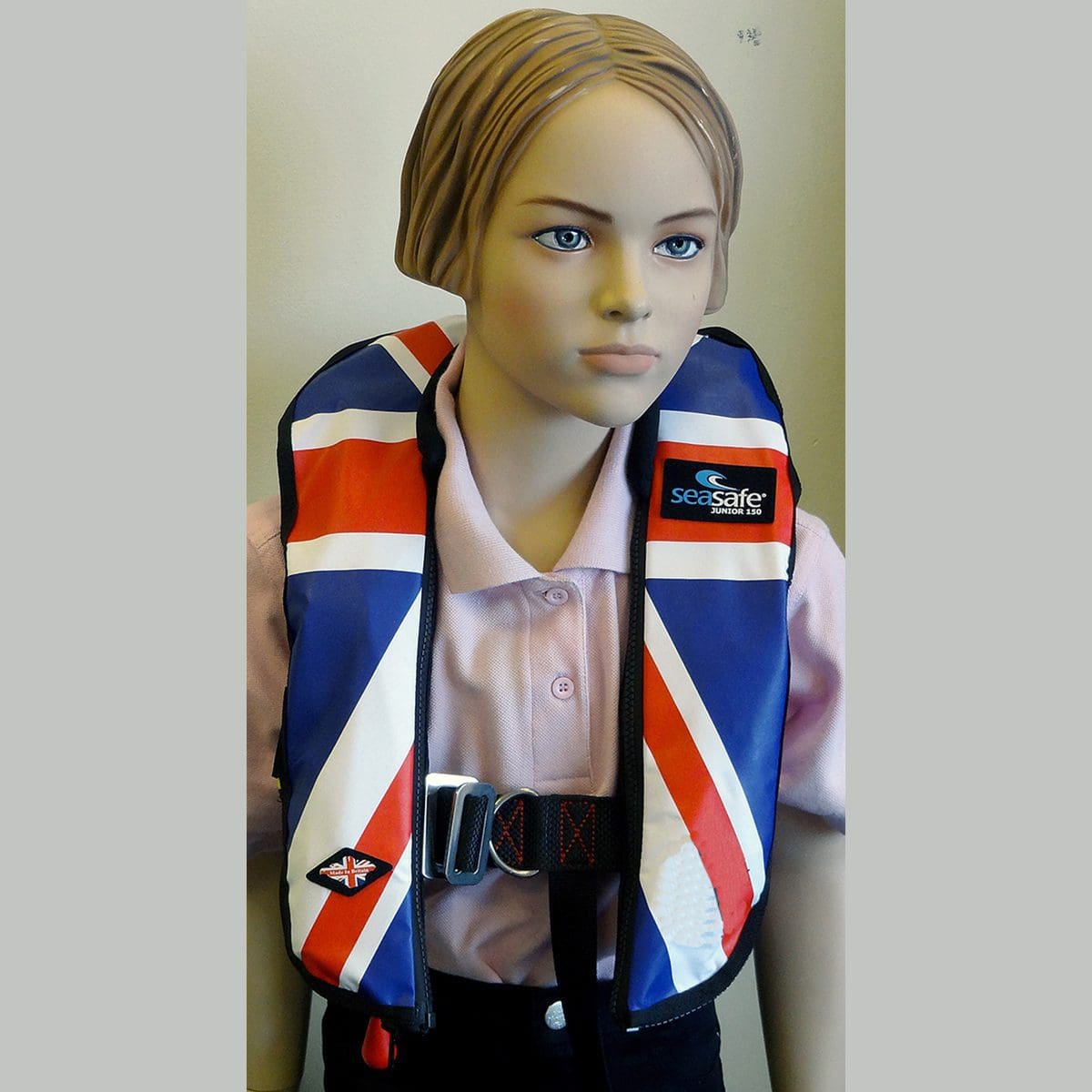 SeaSafe Systems Junior Automatic Life Jacket - Union Jack