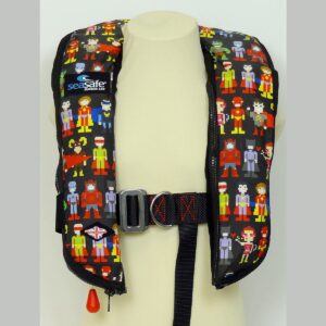 SeaSafe Systems Junior Automatic Life Jacket - Super Heroes