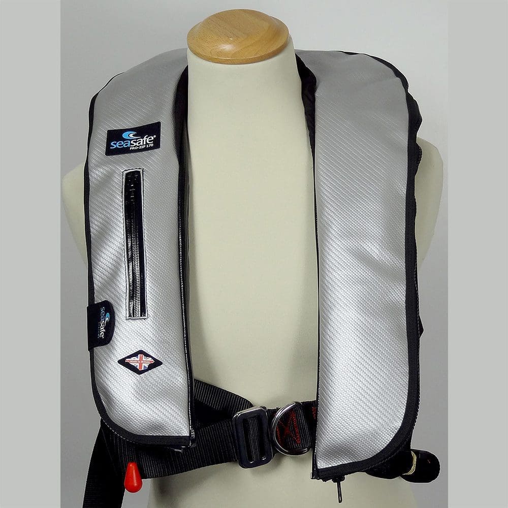 CARBON FIBRE SILVER LIFEJACKET