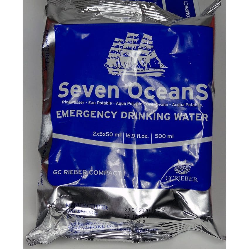water emergency rations