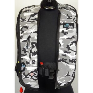 Inflatable 170N LifeJacket - Grey Camo - SEASAFE