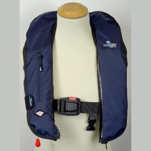 Inflatable 170N LifeJacket - Navy - SEASAFE