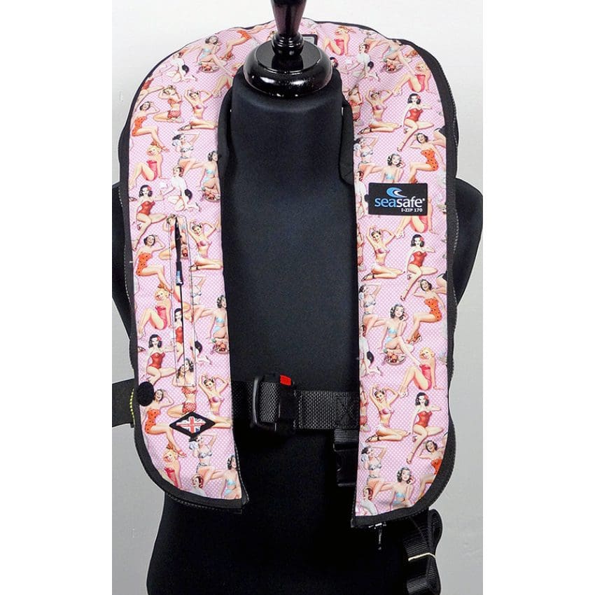 pin up pink lifejacket