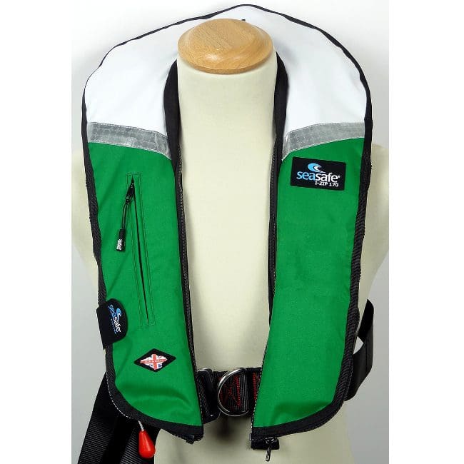 GREEN-WHITE-TWO-TONE-LIFEJACKET
