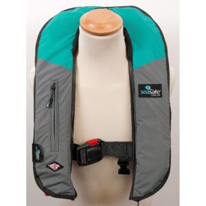 seasafe teal and dark grey lifejacket