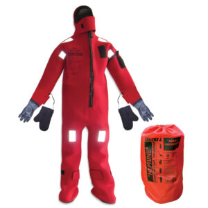 Universal SOLAS Insulated Immersion Suit -  with rubber gloves